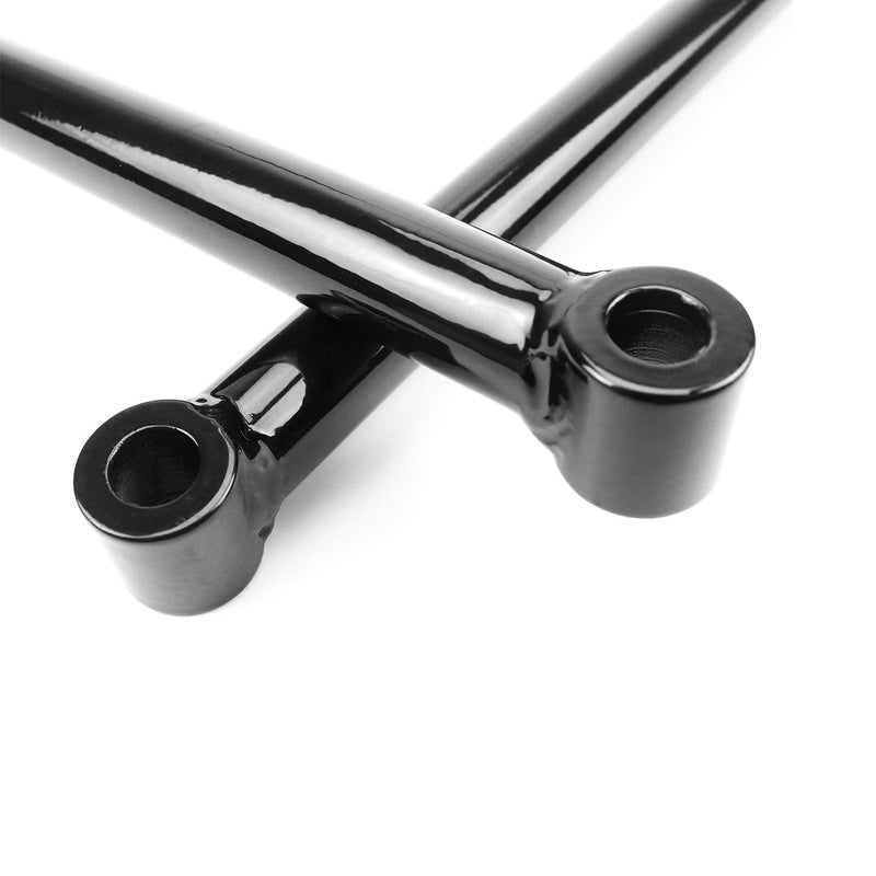 AIRCMT 4'' Lowering Link Kit Compatible With Harley-Davidson Sportster 883 1200 + Dyna Motorcycle 10'' Length Rigid Hardtail Struts (Gloss Black) - Image 3